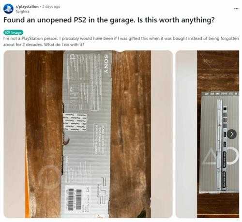玩家在车库中发现未拆封银色PS2:最高值2800美元!