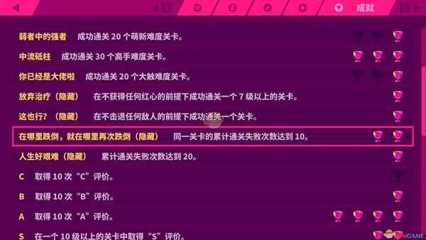 《喵斯快跑》隐藏成就在哪里跌倒，就在哪里再次跌倒攻略