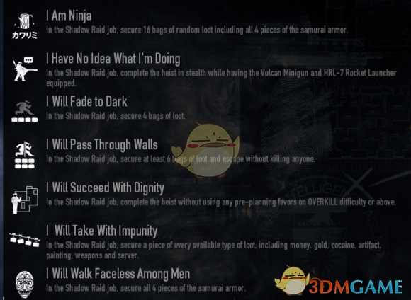 《收获日2》暗影突袭（军刀后院）成就达成指南