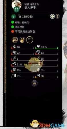 《全面战争：三国》农人矛手战场表现评价分析