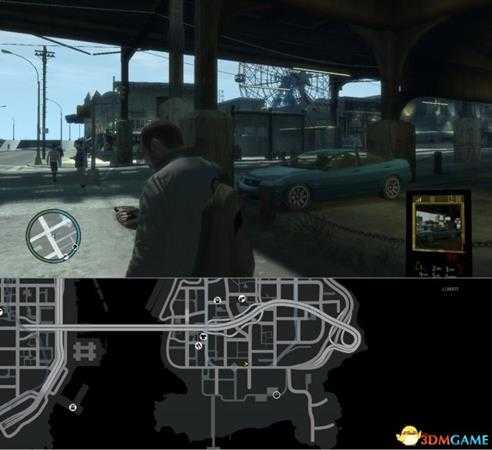 侠盗猎车4偷车任务攻略 GTA4偷车任务车辆位置图览