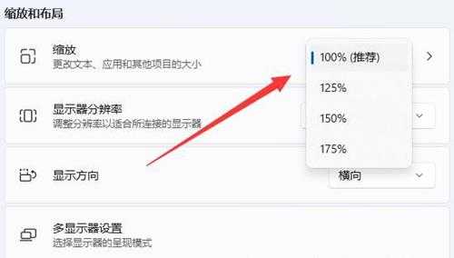 屏幕怎么设置缩放比例?Win11设置屏幕缩放比例方法