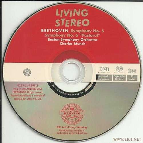 贝多芬:第五交响曲《命运》·第六交响曲【SACD-DSF】
