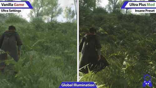 《霍格沃茨之遗》终极画质MOD画面演示对比:低端PC也能用!