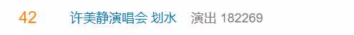 许美静演唱会划水登热搜 网友:假唱的那个还没处理