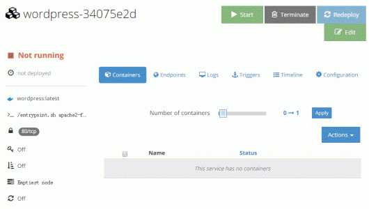 在Docker.com的Docker空间中部署WordPress的教程