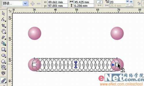 Coreldraw教程:打造一串珍珠项链
