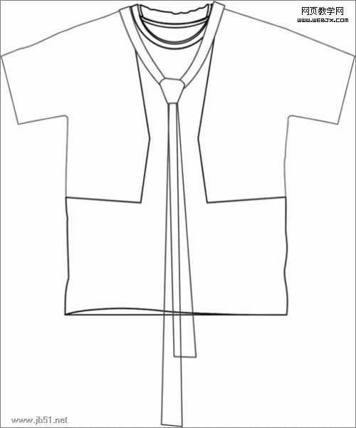 Coreldraw(CDR)设计制作休闲服装效果图实例教程