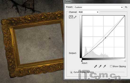 PS合成3D画:从相框当中冲出的鲨鱼