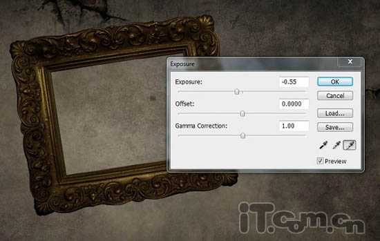 PS合成3D画:从相框当中冲出的鲨鱼