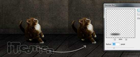 PS合成3D画:从相框当中冲出的鲨鱼