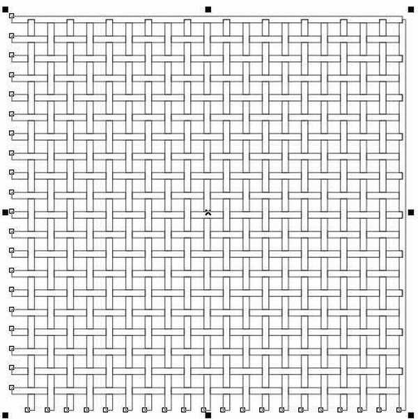 CorelDRAW制作漂亮的编织效果