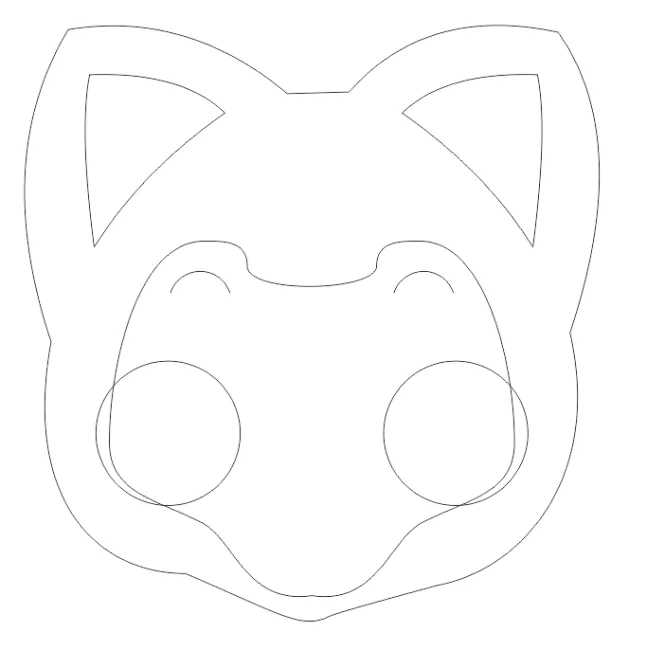 CDR绘制一个帅帅的萌萌的阿狸完整教程